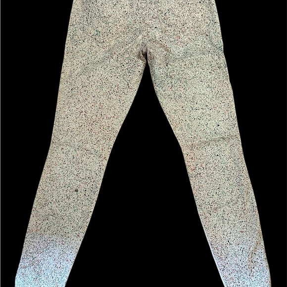 MOTHER “The Vamp” Splatter Jeans Speckled Cream Women's Pants | Size 25 - Picture 5 of 14